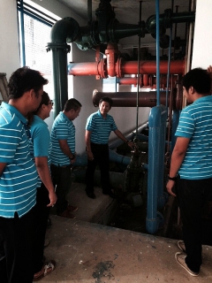ไฟล์แนบ หัวหน้างานบริการฯ  กปภ.สาขากำแพงเพชร นำพนักงานลุยทำความสะอาดโรงกรองน้ำหนองปลิง ให้ได้มาตรฐานโครงการ Water Safety Plan : WSP 