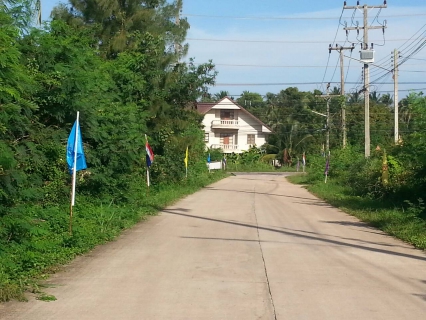 ไฟล์แนบ การประปาส่วนภูมิภาคสาขาบางสะพาน ประดับธงอักษรพระนามาภิไธย "มวก"