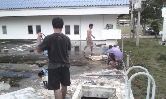 ไฟล์แนบ การประปาส่วนภูมิภาคสาขาขาณุวรลักษบุรี ได้ร่วมกิจกรรมล้างถ้งน้ำใสขนาด 1,000 ลบ.ม. ณโรงกรองน้ำแม่ข่ายขาณุวรลักษบุรี และหน่วยบริการท่ามะเขือ