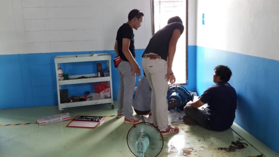 ไฟล์แนบ งานผลิต กปภ.สาขากาญจนบุรี ดำเนินการตรวจสอบและบำรุงรักษาอุปกรณ์เครื่องไล่สูญญากาศ ตามแผน PM ประจำเดือนสิงหาคม 2558 