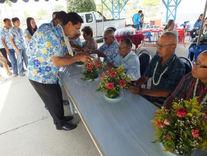 ไฟล์แนบ การประปาส่วนภูมิภาคสาขาแม่สอด จัดงานทำบุญสำนักงาน พิธีไหว้ศาลพระภูมิ ไหว้พระแม่ธรณี สรงน้ำพระพุทธรูป และพิธีรดน้ำดำหัวขอพรจากท่านผู้จัดการ และผู้อาวุโส เนื่องในโอกาสเทศกาลวันสงกรานต์หรือวันปี๋ใหม่ไทย เพื่อความเป็นสิริมงคล เมื่อวันเสาร์ที่ 24 เมษายน 2559 