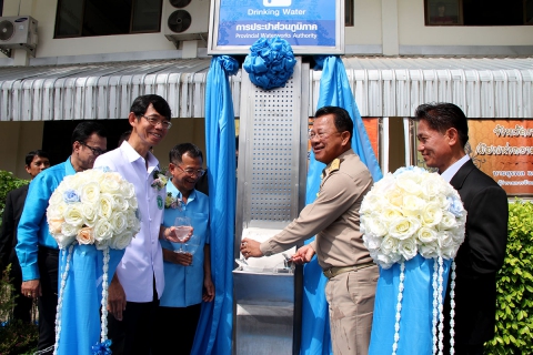 ไฟล์แนบ กรมอนามัยรับรองน้ำประปาที่อำเภอบางแพ จังหวัดราชบุรี ดื่มได้แล้ว ประกาศรับรองเป็นแห่งที่ ๘ ของปี ๒๕๕๙