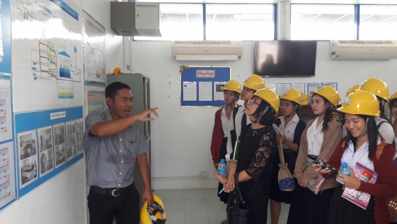 ไฟล์แนบ การประปาส่วนภูมิภาคสาขาลพบุรี ให้การต้อนรับนักศึกษาคณะวิทยาศาสตร์และเทคโนโลยี มหาวิทยาลัยราชภัฏเทพสตรี ศึกษาดูงานกระบวนการวิเคราะห์น้ำในการผลิตน้ำประปา ณ สถานีผลิตน้ำ กปภ.ลพบุรี