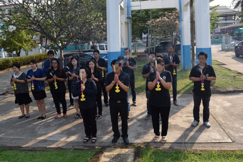 ไฟล์แนบ กปภ.สาขากำแพงเพชร บวงสรวงบูชาสักการะพระแม่ธรณี ศาลพระภูมิเจ้าที่  เนื่องในวันสถาปนา กปภ. ครบรอบ 38 ปี 