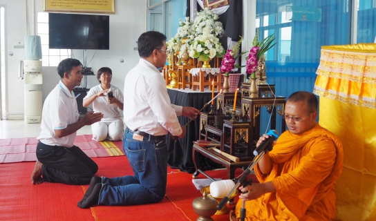 ไฟล์แนบ กปภ.สาขาปทุมธานี จัดพิธีทำบุญสำนักงาน และสักการะบูชาพระแม่ธรณี เนื่องในวันคล้ายวันสถาปนา กปภ. ครบรอบ 38 ปี กปภ.