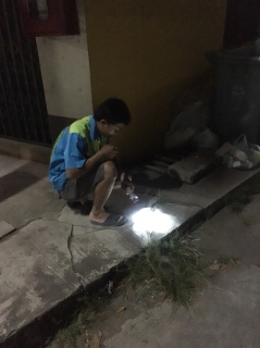 ไฟล์แนบ กปภ.สาขาขลุง  สำรวจหาท่อแตก ท่อรั่ว