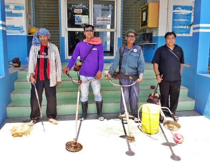 ไฟล์แนบ งานผลิต กปภ.สาขาพนมทวน ร่วมกันทำความสะอาดและปรับปรุงภูมิทัศน์รอบสถานีผลิตน้ำพนมทวน