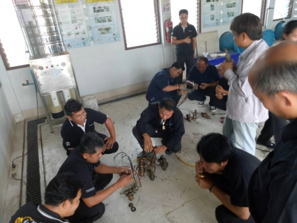 ไฟล์แนบ กปภ.สาขาสามพราน เข้าร่วมอบรบเชิงปฏิบัติการ on the job training (OJT) ร่วมกับทีมเทคนิคโครงการจัดการน้ำสะอาดและการบำรุงรักษาเชิงป้องกันระดับเขต