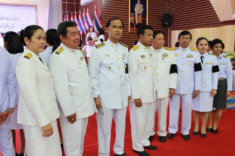 ไฟล์แนบ การประปาส่วนภูมิภาค สาขาชัยภูมิ ได้ร่วมประกอบพิธีถวายราชสักการะพานพุ่มดอกไม้สด เบื้องหน้าพระบรมสาทิสลักษณ์มหาจักรีบรมราชวงศ์