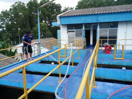 ไฟล์แนบ กปภ.สาขาขลุง ล้างถังตกตะกอนโรงกรองน้ำแม่ข่ายขลุง