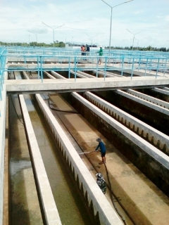 ไฟล์แนบ สถานีผลิตน้ำโพธาราม ดำเนินการล้างถังตกตะกอน การตามแผนงานนโยบายโครงการน้ำสะอาด WSP