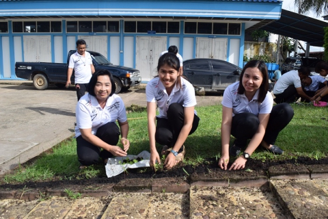 ไฟล์แนบ กปภ.สาขากำแพงเพชร ร่วมใจปลูกดอกดาวเรือง ซึ่งเป็นสีวันพระราชสมภพของพระบาทสมเด็จพระปรมินทรมหาภูมิพลอดุลยเดช