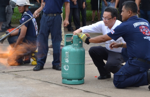 ไฟล์แนบ กปภ.ข.๗ จัดอบรมหลักสูตร การฝึกดับเพลิงเบื้องต้นและซ้อมอพยพหนีไฟ