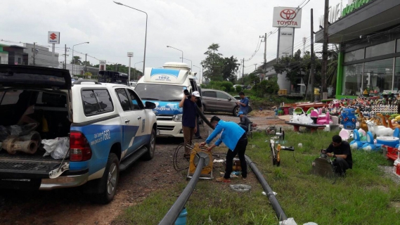 ไฟล์แนบ กองระบบจำหน่าย กปภ.ข.๗ ลงพื้นที่สำรวจและแก้ไขปัญหาระบบประปาที่ได้รับผลกระทบจากสถานการณ์อุทกภัยในพื้นที่ จ.สกลนคร