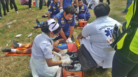 ไฟล์แนบ กปภ.สาขาพนมทวน ร่วมมอบน้ำดื่มบรรจุขวด เพื่อใช้การฝึกซ้อมแผนป้องกันภัยฝ่ายพลเรือนช่วยเหลือผู้ประสบภัยจากอุบัติเหตุทางถนน