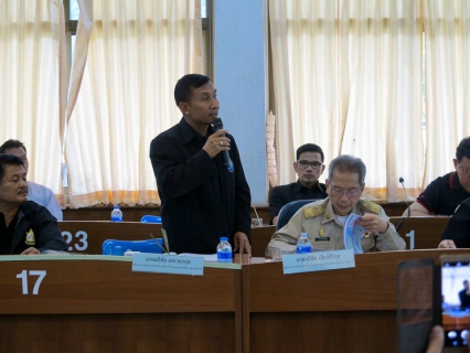 ไฟล์แนบ ปลัดสำนักนายกรัฐมนตรี พร้อมด้วย ปลัดกระทรวงทรัพยากรธรรมชาติ ร่วมประชุมหัวหน้างานส่วนราชการ "โครงการวางก่อสร้างปรับปรุงขยาย กปภ.สาขาเกาะสมุย"