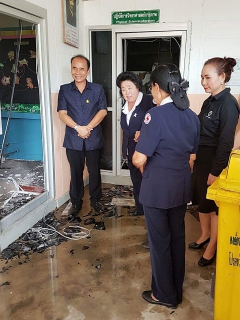 ไฟล์แนบ กปภ.สาขารัตนบุรี ออกเยี่ยมให้ขวัญกำลังใจแก่โรงเรียนธาตุศรีนครที่ประสบเหตุไฟไหม้อาคารเรียน