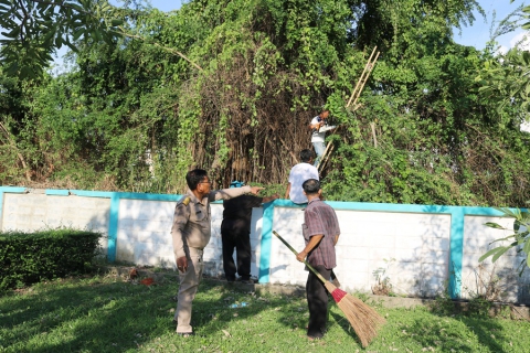 ไฟล์แนบ กปภ.สาขาปทุมธานี จัดกิจกรรม Big Cleaning Day บริเวณรอบสำนักงาน 