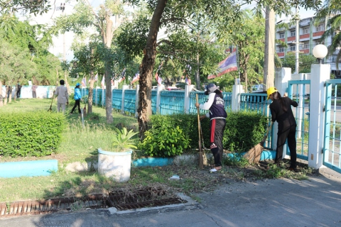 ไฟล์แนบ กปภ.สาขาปทุมธานี จัดกิจกรรม Big Cleaning Day บริเวณรอบสำนักงาน 