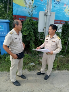 ไฟล์แนบ ผจก.กปภ.สาขาสามพรานนำทีมลงพื้นที่ตรวจสอบตู้ DMA