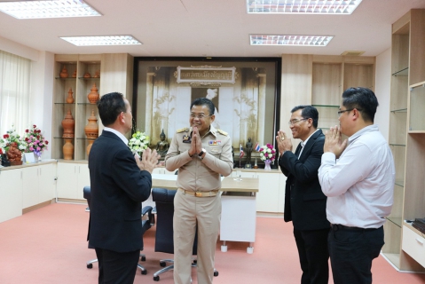 ไฟล์แนบ กปภ. สาขาในจังหวัดปทุมธานี เข้าแสดงความยินดีแก่ผู้ว่าราชการจังหวัด และรองผู้ว่าราชการจังหวัดปทุมธานี เนื่องในโอกาสเข้ารับตำแหน่งใหม่