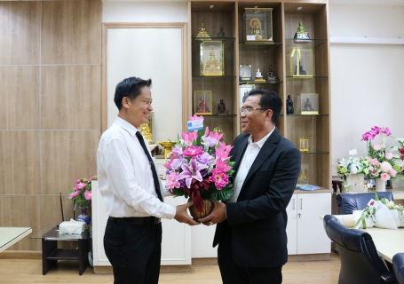 ไฟล์แนบ กปภ. สาขาในจังหวัดปทุมธานี เข้าแสดงความยินดีแก่ผู้ว่าราชการจังหวัด และรองผู้ว่าราชการจังหวัดปทุมธานี เนื่องในโอกาสเข้ารับตำแหน่งใหม่