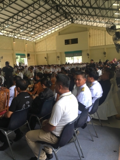 ไฟล์แนบ กปภ.สาขากบินทร์บุรี เข้าร่วมพิธีปลงผมนาค ตามโครงการอุปสมบทหมู่พระสงฆ์ จำนวน 89 รูป  ถวายเป็นพระราชกุศล แด่พระบาทสมเด็จพระปรมินทรมหาภูมิพลอดุลยเดช บรมนาถบพิตร