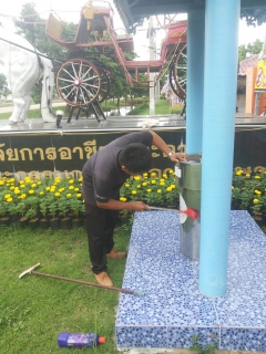 ไฟล์แนบ กปภ.สาขาเกาะคา ล้างแท่นน้ำดื่มประจำเดือน ตุลาคม 2560