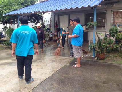 ไฟล์แนบ กปภ.สาขาสามพราน ร่วมกันทำความสะอาดบริเวณโดยรอบสำนักงาน