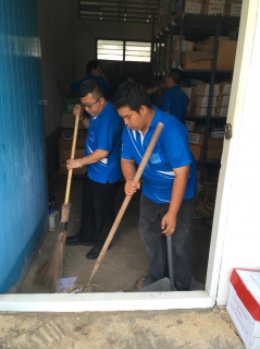 ไฟล์แนบ กปภ.สาขาสมุทรสงคราม จัดกิจกรรมทำความสะอาดปรับภูมิทัศน์รอบบริเวณสำนักงาน (Big Cleaning Day) 