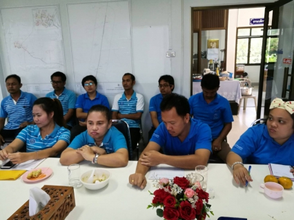 ไฟล์แนบ กปภ.สาขาสะเดาจัดกิจกรรม Morning talk และประชุม WSP กับประชุมPM ครั้งที่5/2561