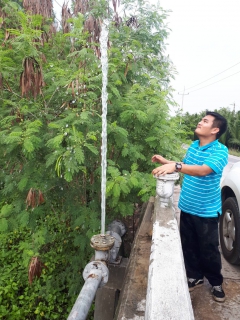 ไฟล์แนบ กปภ.สาขาสมุทรสงคราม ตรวจสอบและแก้ไข กรณีรับแจ้งน้ำไม่ไหล พื้นที่ หมู่ที่ 3 ต.แหลมใหญ่ อ.เมือง จ.สมุทรสงคราม