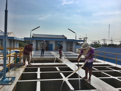 ไฟล์แนบ กปภ.สาขาพนมทวน ปฏิบัติตามแผนงานโครงการจัดการน้ำสะอาด WSP ล้างถังตกตะกอนประจำเดือน เมษายน ๒๕๖๑