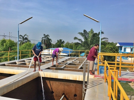 ไฟล์แนบ กปภ.สาขาพนมทวน ปฏิบัติตามแผนงานโครงการจัดการน้ำสะอาด WSP ล้างถังตกตะกอนประจำเดือน เมษายน ๒๕๖๑