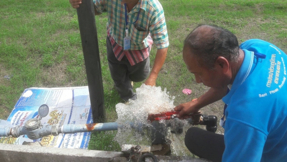 ไฟล์แนบ กปภ.สาขาสามพรานลงพื้นที่ตรวจสอบมาตรวัดน้ำลูกค้ารายใหญ่ 
