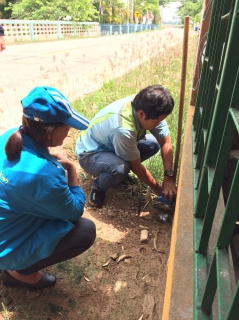 ไฟล์แนบ กปภ.สาขาพนมทวน ออกตรวจสอบมาตร พร้อมผูกลวดตีตรามาตร 