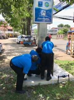ไฟล์แนบ กปภ.สาขากบินทร์บุรี ล้างทำความสะอาดตู้น้ำประปาดื่มได้