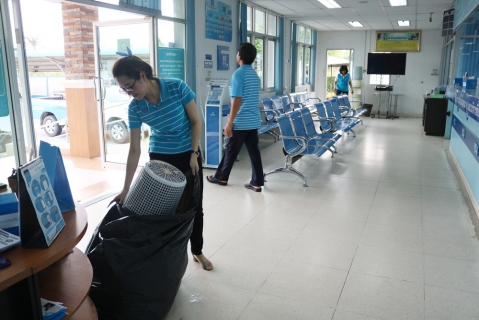 ไฟล์แนบ กปภ.สาขาปทุมธานี จัดกิจกรรม Big Cleaning Day และ 5 ส. บริเวณรอบสำนักงาน และสถานีผลิตน้ำวัดชัยสิทธาวาส ประจำเดือนมิถุนายน 2561