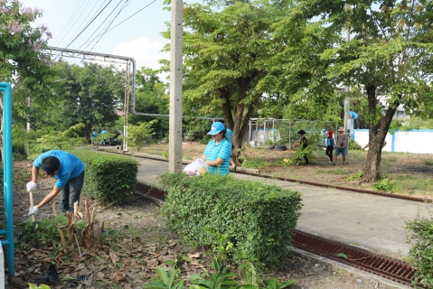 ไฟล์แนบ กปภ.สาขาปทุมธานี จัดกิจกรรม Big Cleaning Day และ 5 ส. บริเวณรอบสำนักงาน และสถานีผลิตน้ำวัดชัยสิทธาวาส ประจำเดือนมิถุนายน 2561