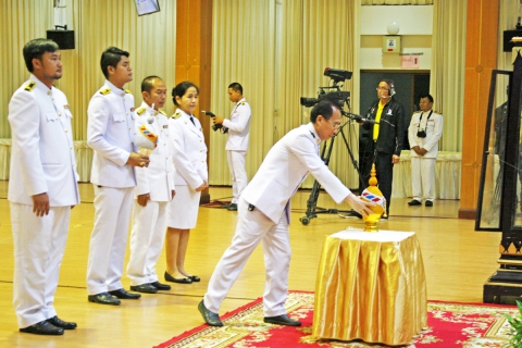 ไฟล์แนบ กปภ.สาขาอุบลราชธานี ร่วมพิธีถวายเครื่องราชสักการะ และจุดเทียนชัยถวายพระพร  สมเด็จพระเจ้าอยู่หัวฯ รัชกาลที่ 10