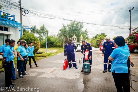 ไฟล์แนบ ประปาบ้านฉาง จัดซ้อมแผนอัคคีภัย 61