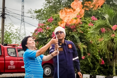 ไฟล์แนบ ประปาบ้านฉาง จัดซ้อมแผนอัคคีภัย 61