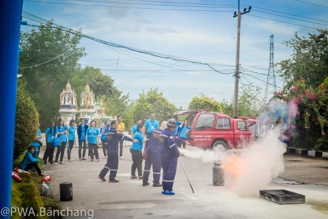 ไฟล์แนบ ประปาบ้านฉาง จัดซ้อมแผนอัคคีภัย 61