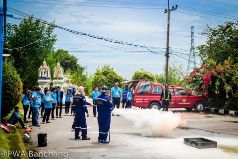 ไฟล์แนบ ประปาบ้านฉาง จัดซ้อมแผนอัคคีภัย 61