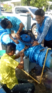 ไฟล์แนบ กปภ.สาขาลำปลายมาศ ทำความสะอาดและรักษามาตรฐานอุปกรณ์ควบคุมแรงดันน้ำ