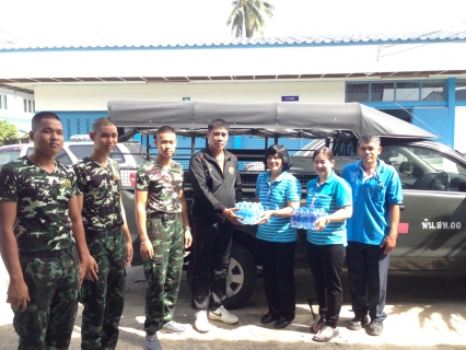 ไฟล์แนบ กปภ.สาขาสามพรานมอบน้ำดื่มตราสัญลักษณ์ ให้กับกองพันทหารสารวัตรที่ 11 