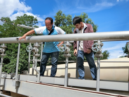 ไฟล์แนบ การประปาส่วนภูมิภาคสาขาพะเยา ให้การต้อนรับคณะอาจารย์ พร้อมด้วยนิสิตปริญญาโท จากคณะวิศวกรรมสิ่งแวดล้อม มหาวิทยาลัยพะเยา เพื่อเยี่ยมชมกระบวนการผลิตน้ำประปา