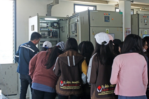 ไฟล์แนบ กปภ.สาขาอุบลราชธานี ต้อนรับนักศึกษาดูงานระบบผลิตน้ำประปา