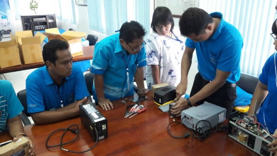 ไฟล์แนบ On The Job Training (OJT) การเปลี่ยนแบตเตอรี่เครื่องสำรองไฟ (UPS) 