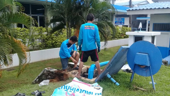 ไฟล์แนบ กปภ.สาขากาญจนบุรี ได้จัดทำตามแผนงานโครงการจัดการน้ำสะอาดWSP ล้างถังน้ำใส
